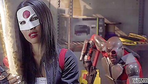 Sexy blonde's ass is a little thru