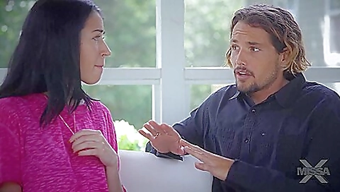 Hawt sweetheart takes two cocks at once