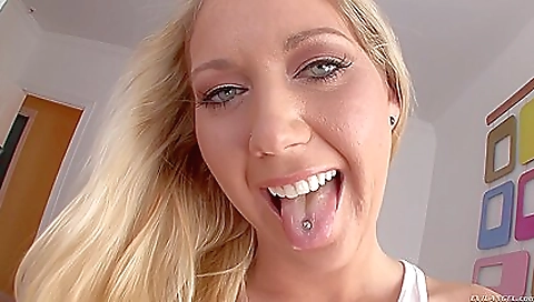 Mature woman with a dildo