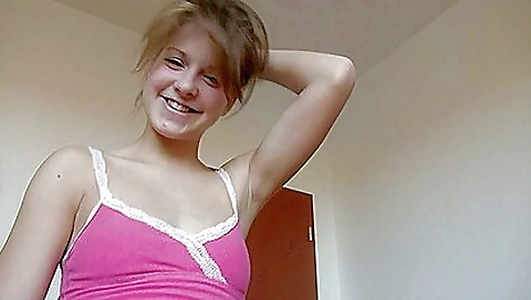 Sexy young brunette gets creampie after a mouthful