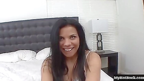 Sexy brunette hair with large toy bear