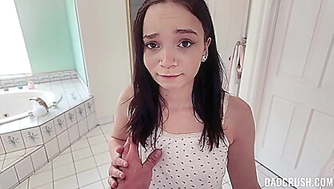 Short haired girl's cock